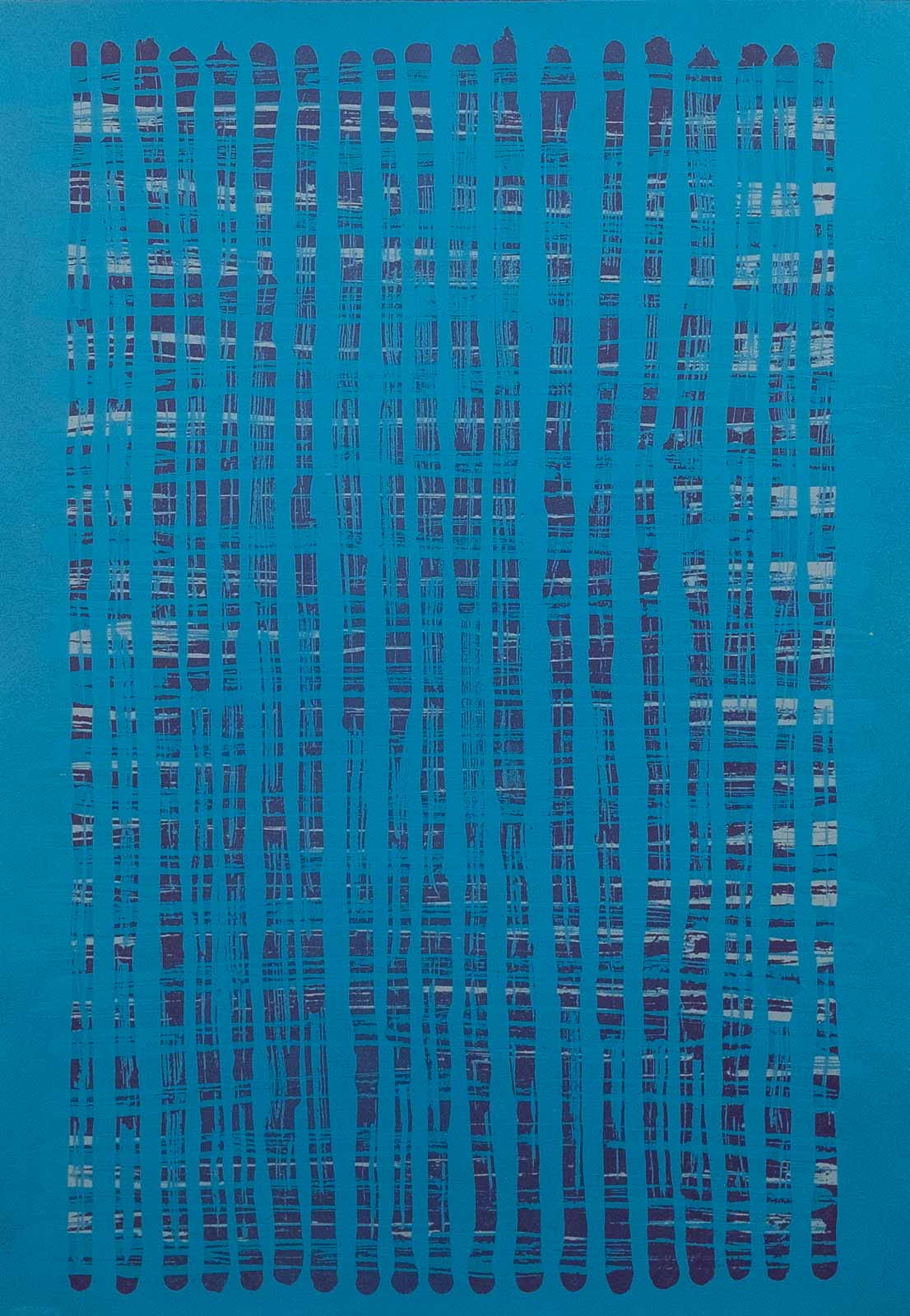 GRID - Acrylic on paper - Format 40x30